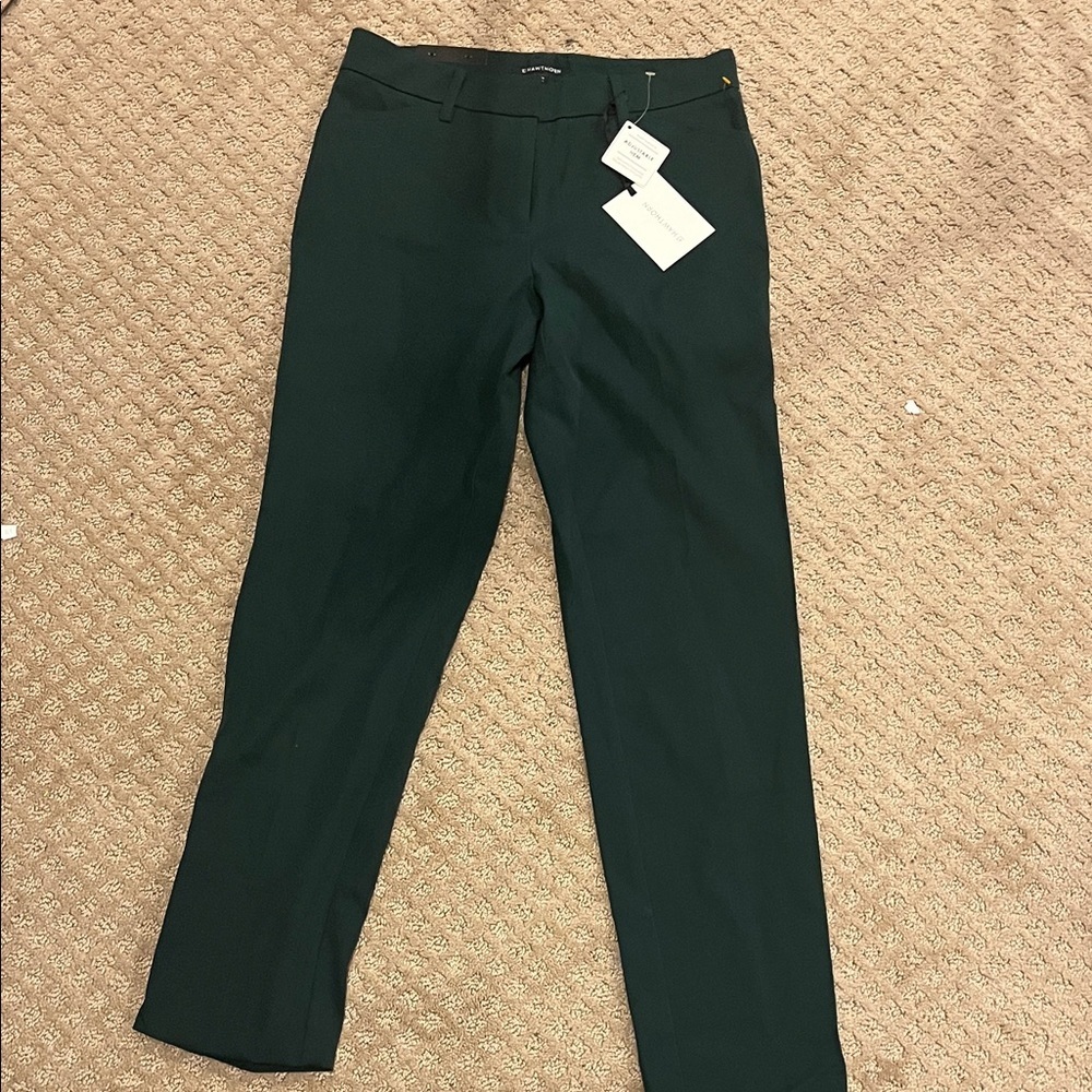41 Hawthorn Dark Green Ankle Pants